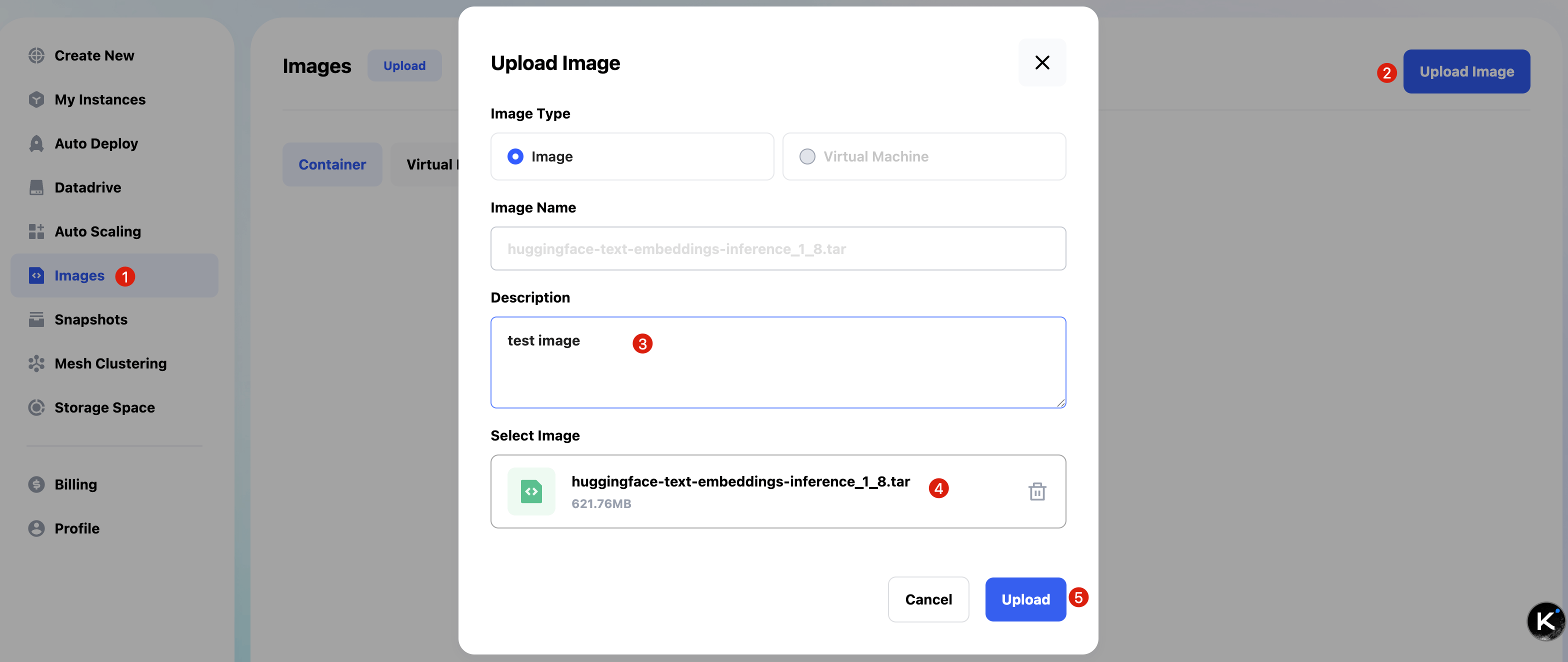 Choose image