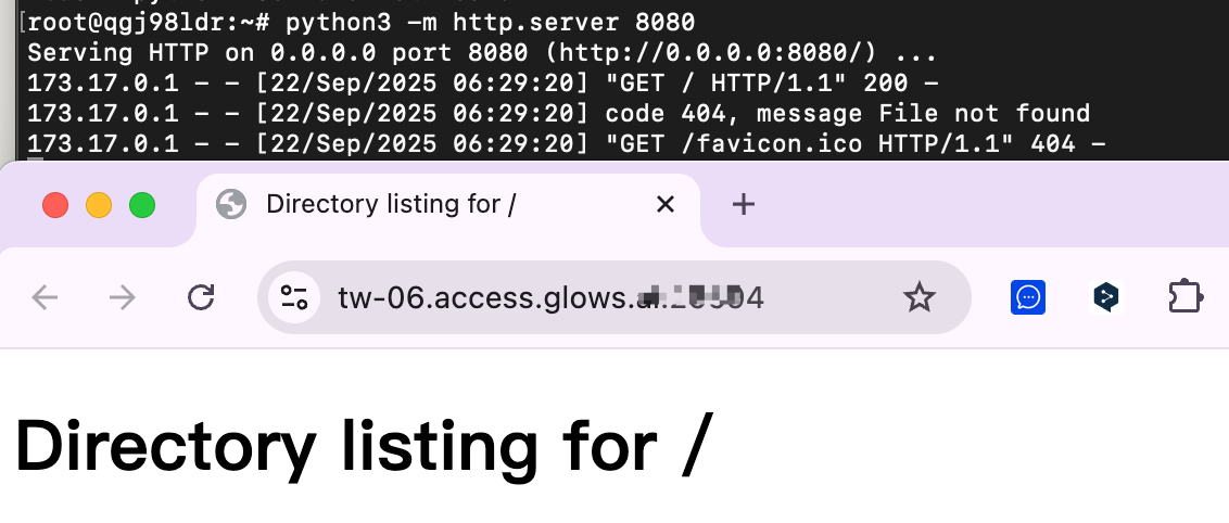 Run an HTTP service