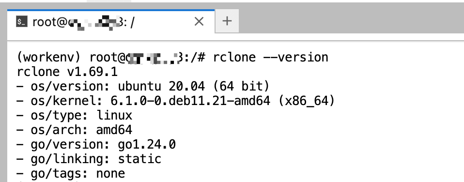 Rclone版本