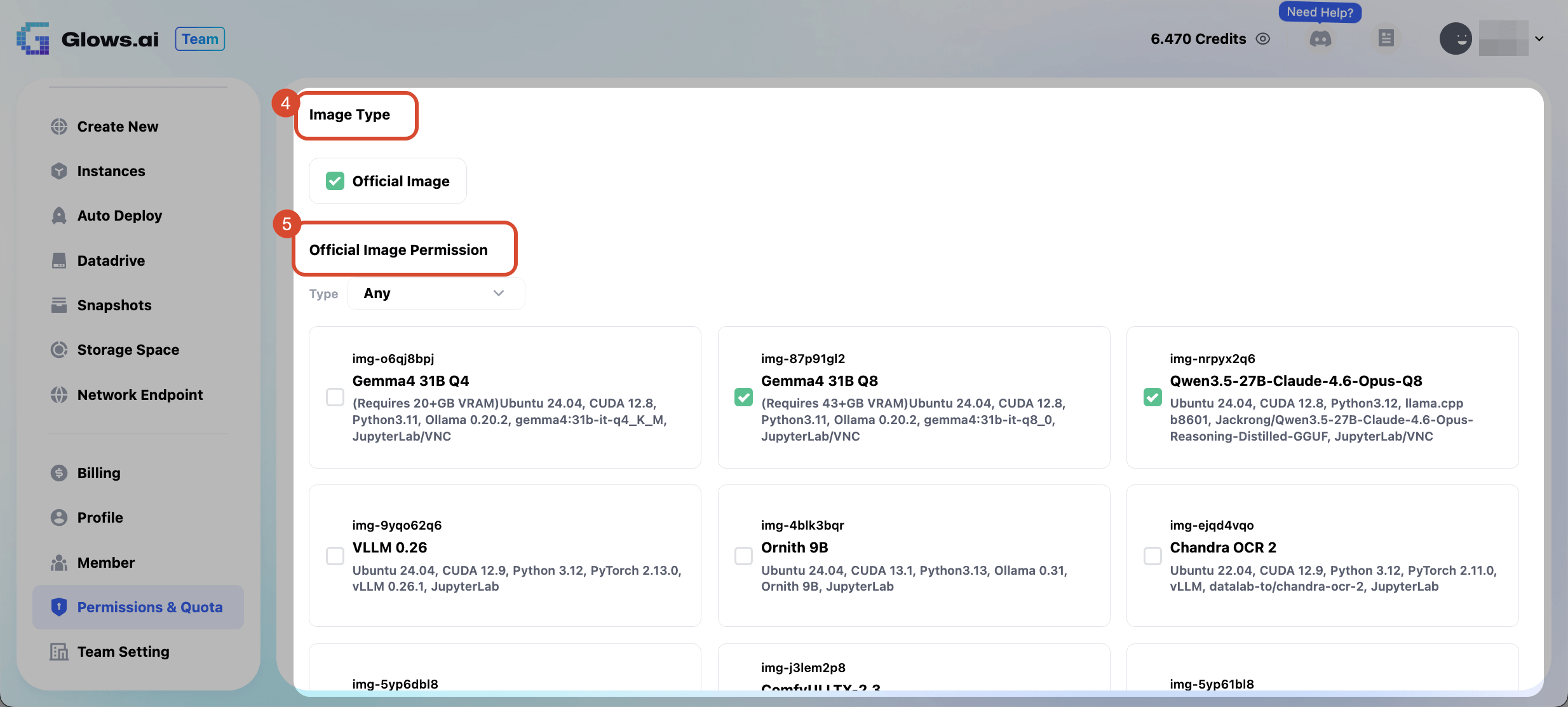 Image Permissions